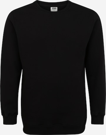 Urban Classics Sweatshirt in Black: front