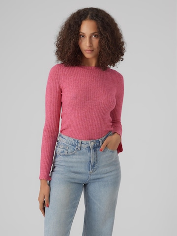 VERO MODA - Pullover 'Britany' em roxo: frente