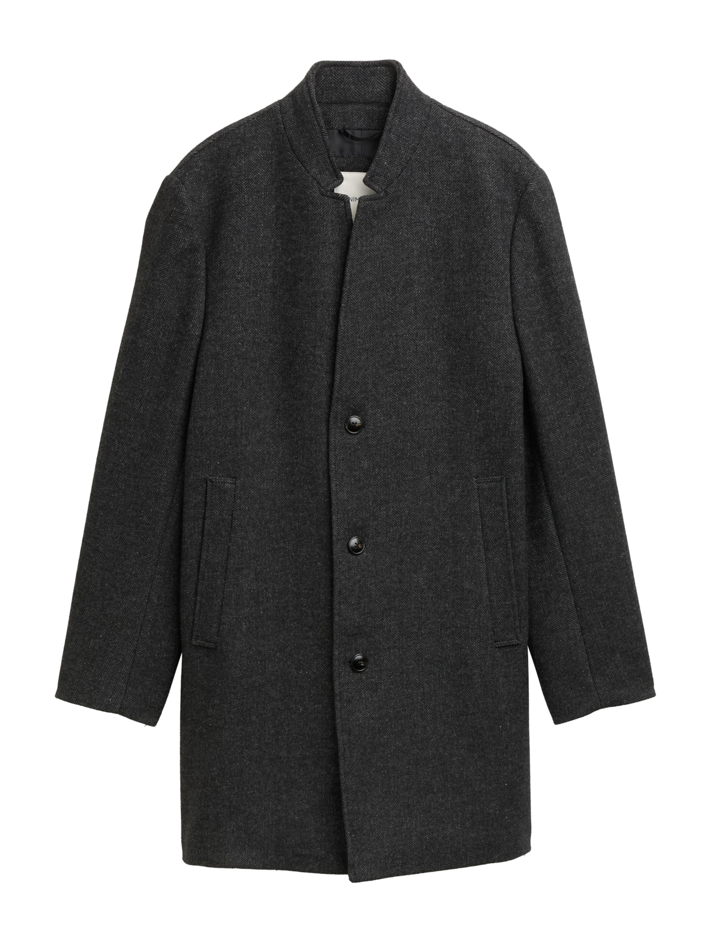 TOM TAILOR DENIM Between-Seasons Coat in Grey: front