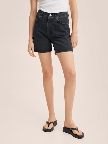 MANGO Regular Shorts 'ZAIDA' in Grau