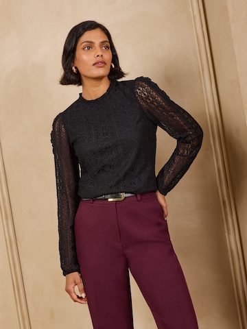Camicia da donna di love & roses in lilla: frontale