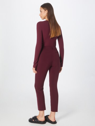 Warehouse Regular Pantalon 'Grazer' in Rood