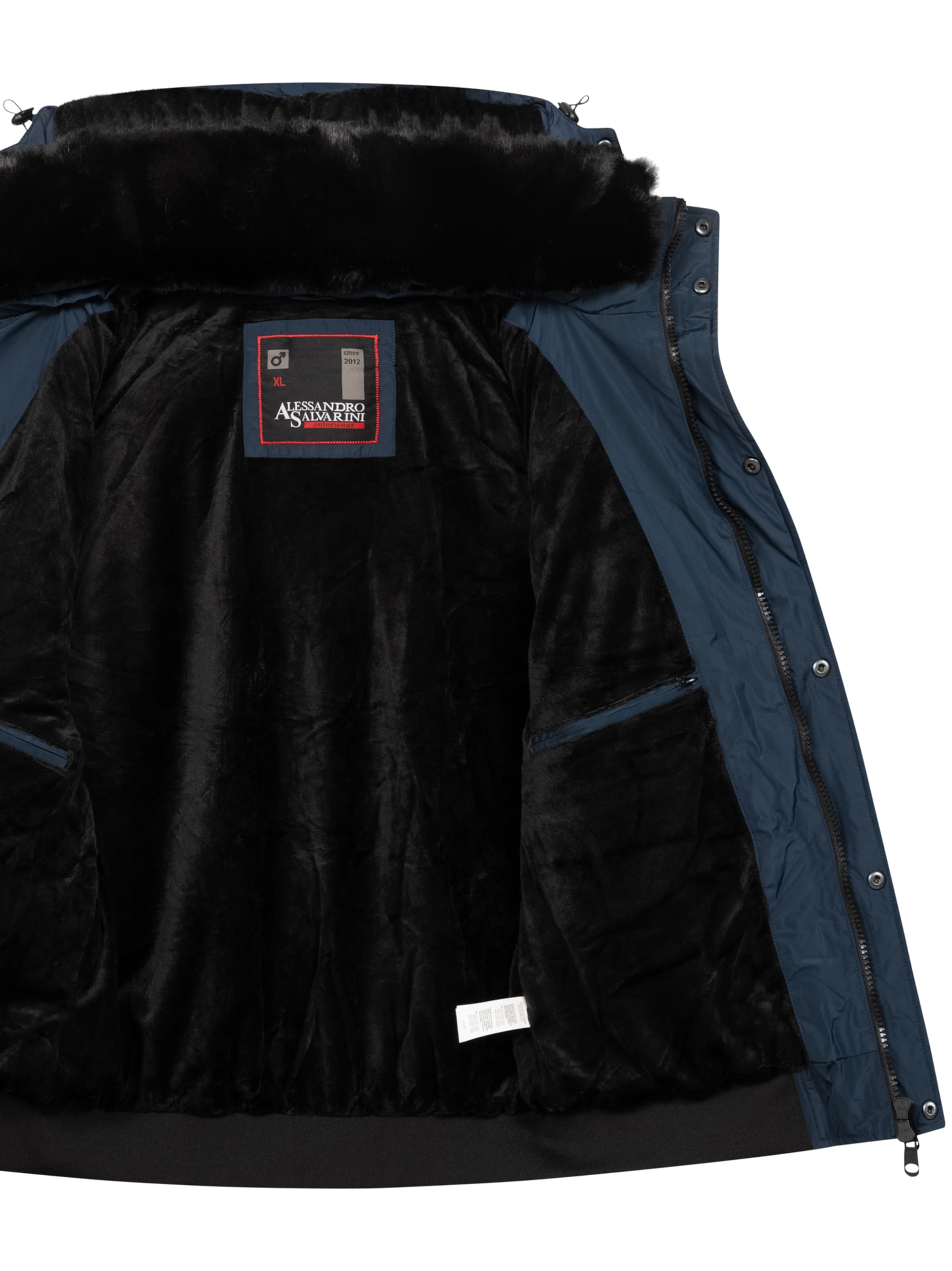 Alessandro Salvarini Winterjacke in Blau