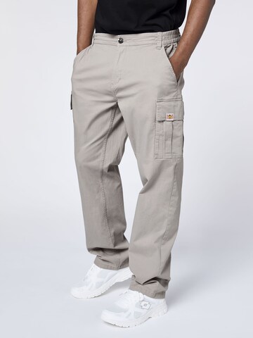 CHIEMSEE Regular Cargo Pants in Beige: front