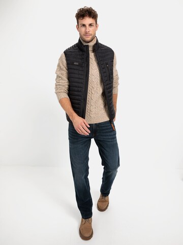 CAMEL ACTIVE Rollkragenpullover aus nachhaltiger Merinowolle in Beige