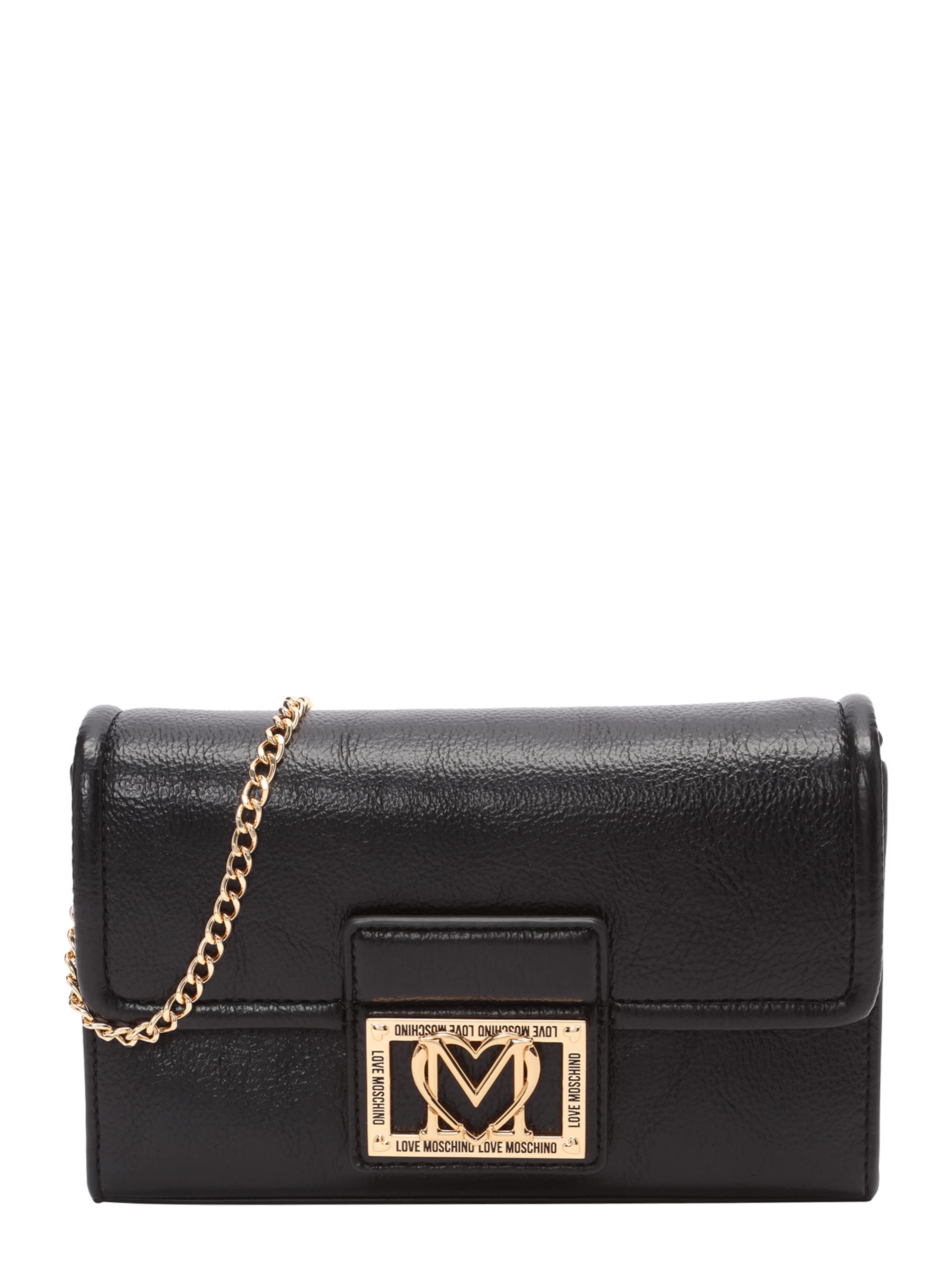 Borsa a tracolla di Love Moschino in nero: frontale
