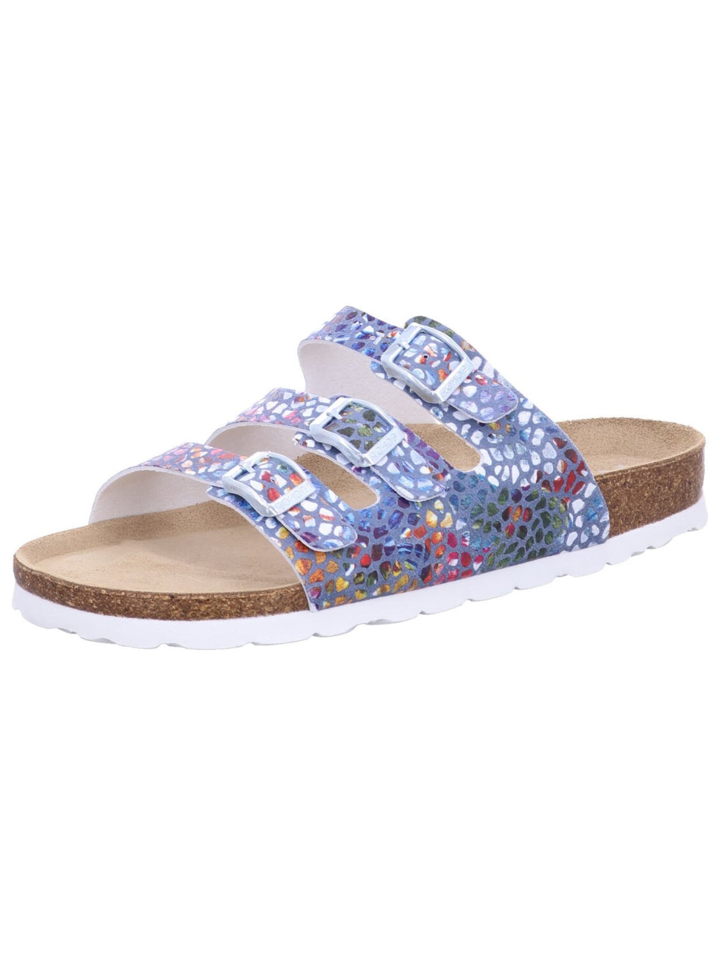 ROHDE - Zapatos abiertos 'Pantolette Damen 5620/55 Echtleder in blau' en azul: frente