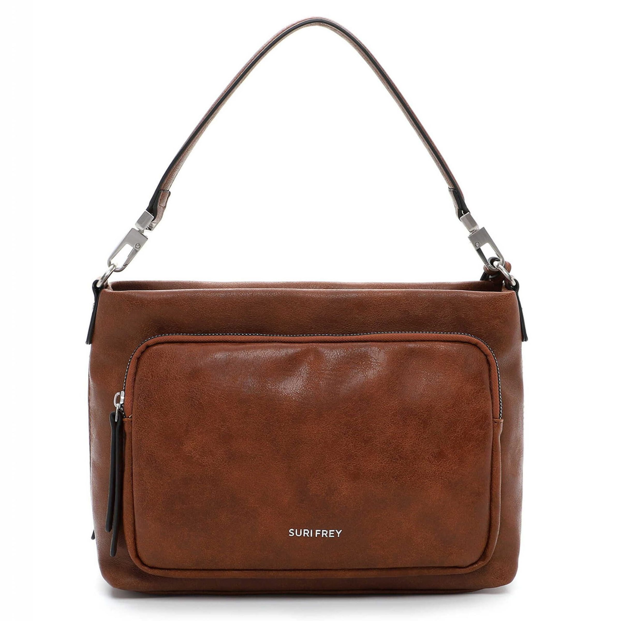 Borsa a spalla 'Carly' di Suri Frey in marrone: frontale