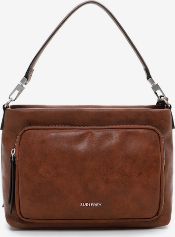 Suri Frey Shoulder bag 'Carly' in Brown: front