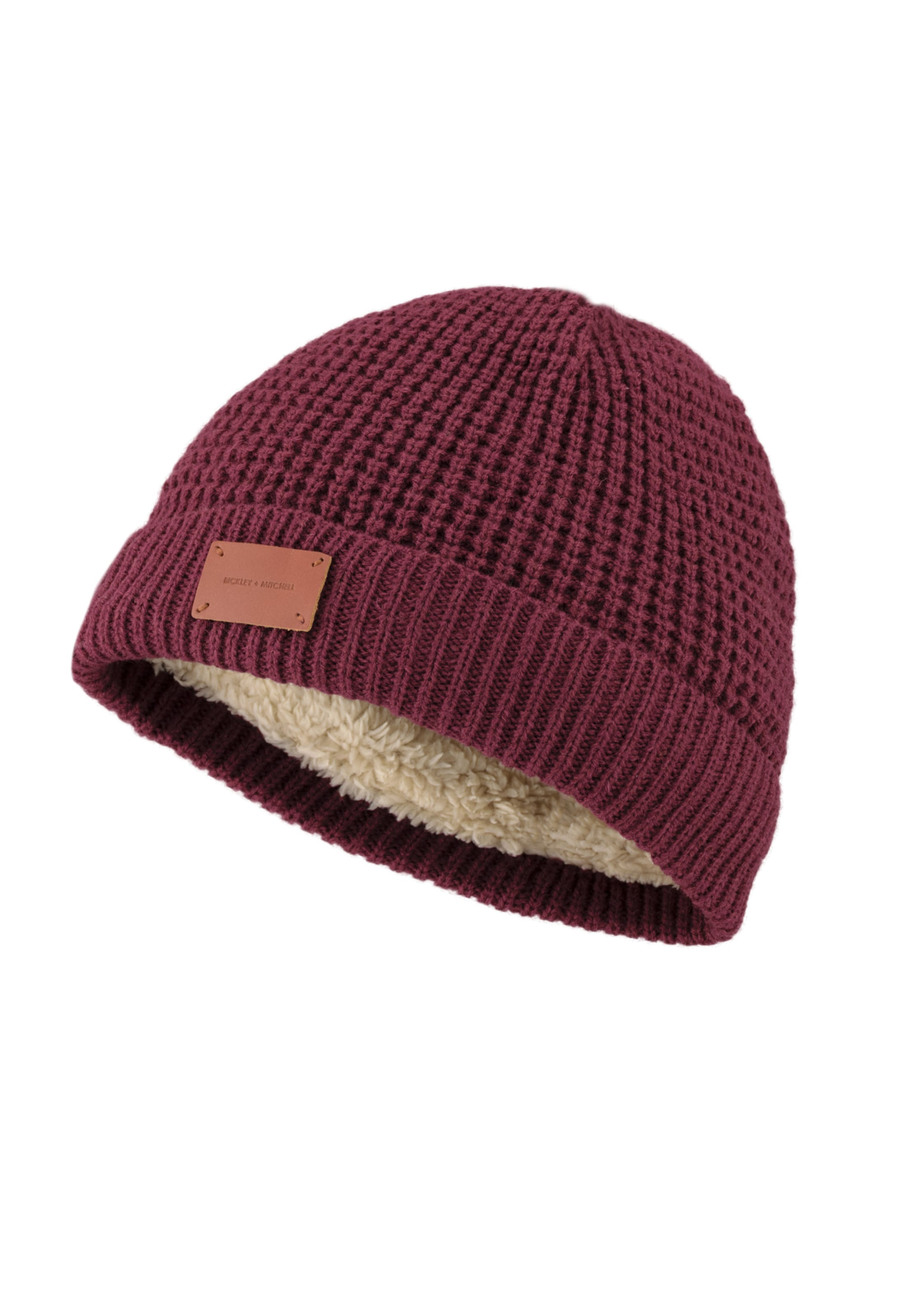 Bonnet Bickley + Mitchell en rouge : devant