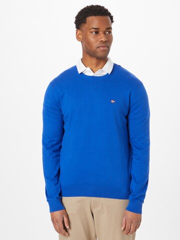 NAPAPIJRI Sweater 'DECATUR' in Blue: front