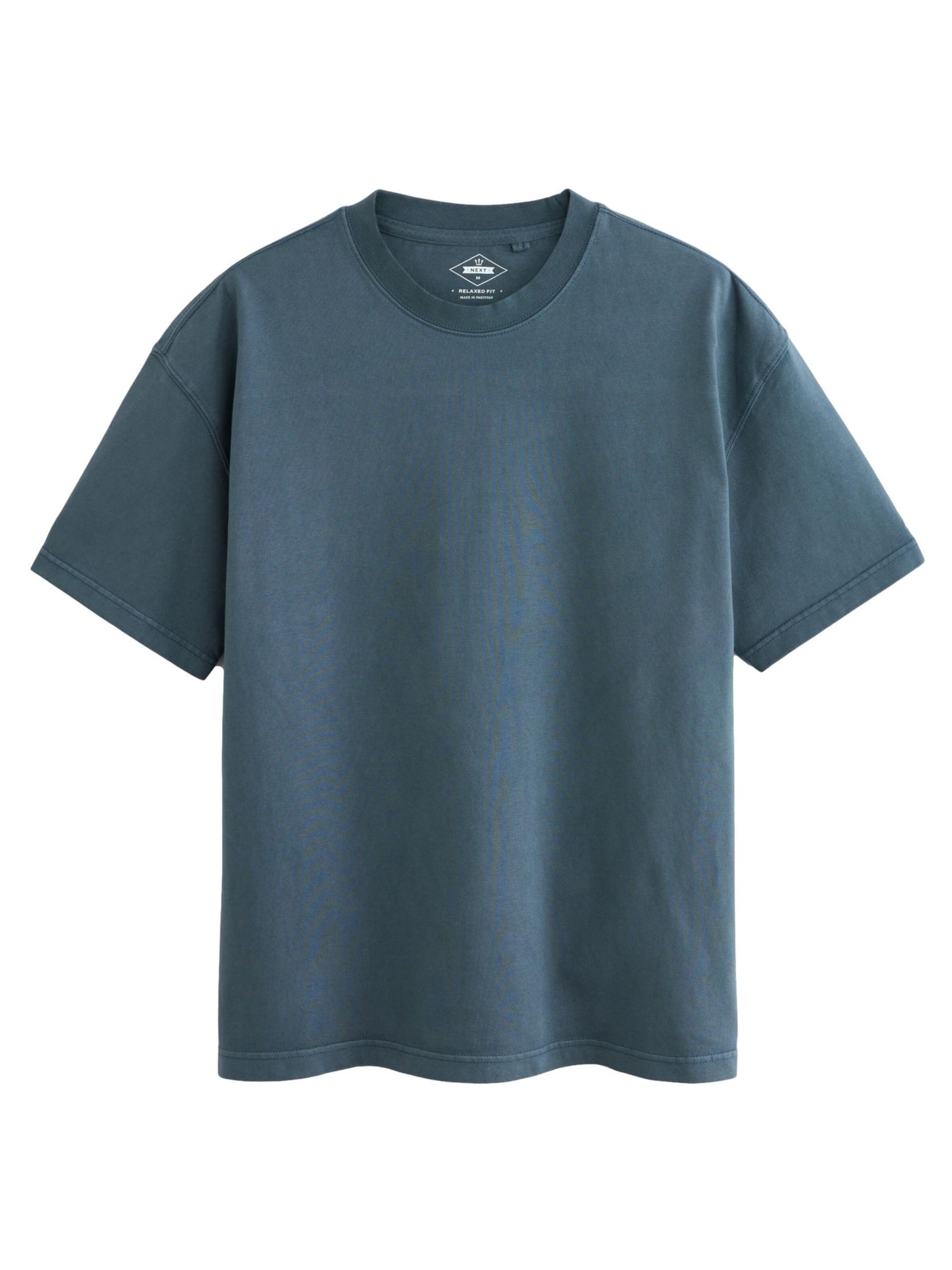 Next T-Shirt in Blau: Vorderseite
