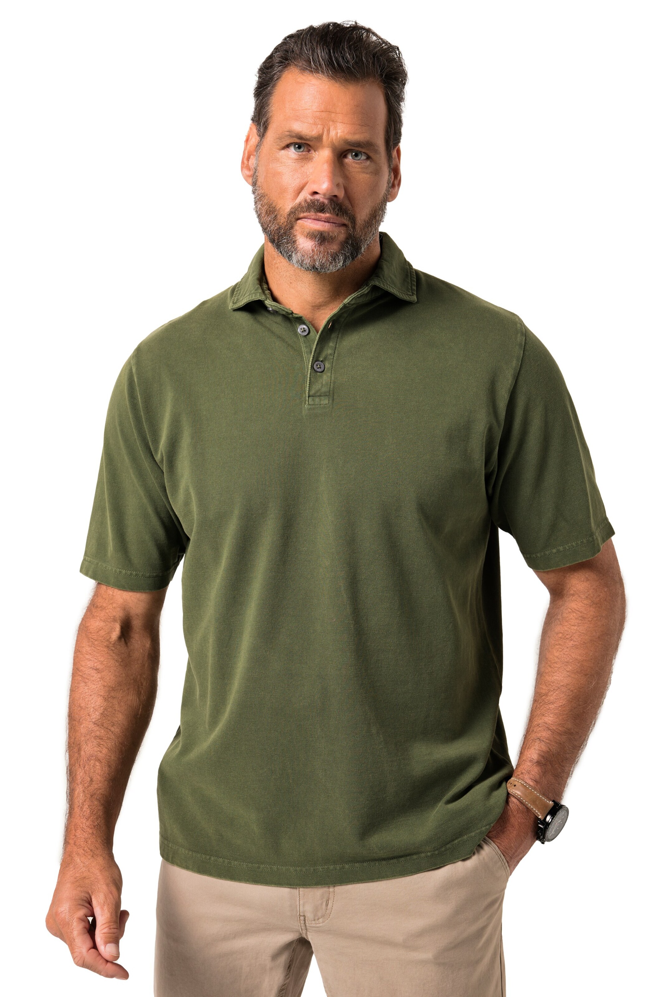 JP1880 Shirt in Green: front