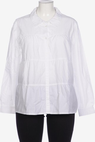 Cream Blouse & Tunic in XXL in White: front