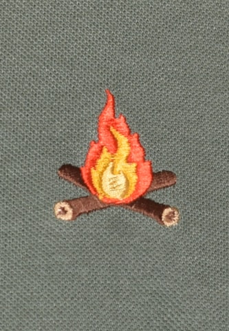 GREENBOMB Shirt 'Lifestyle Fire' in Groen
