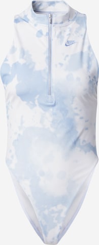 Nike Sportswear Боди-футболка в Синий: спереди