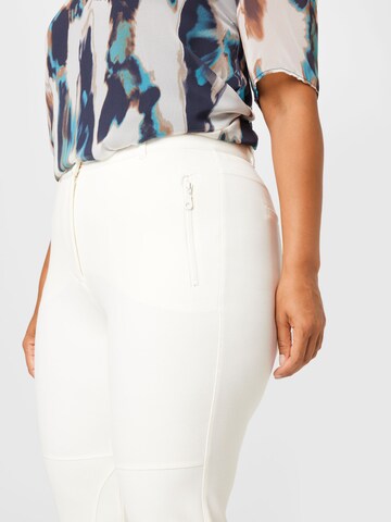 SAMOON Skinny Pants in White