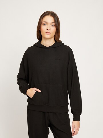 mazine Sweatshirt 'Warin' in Black: front