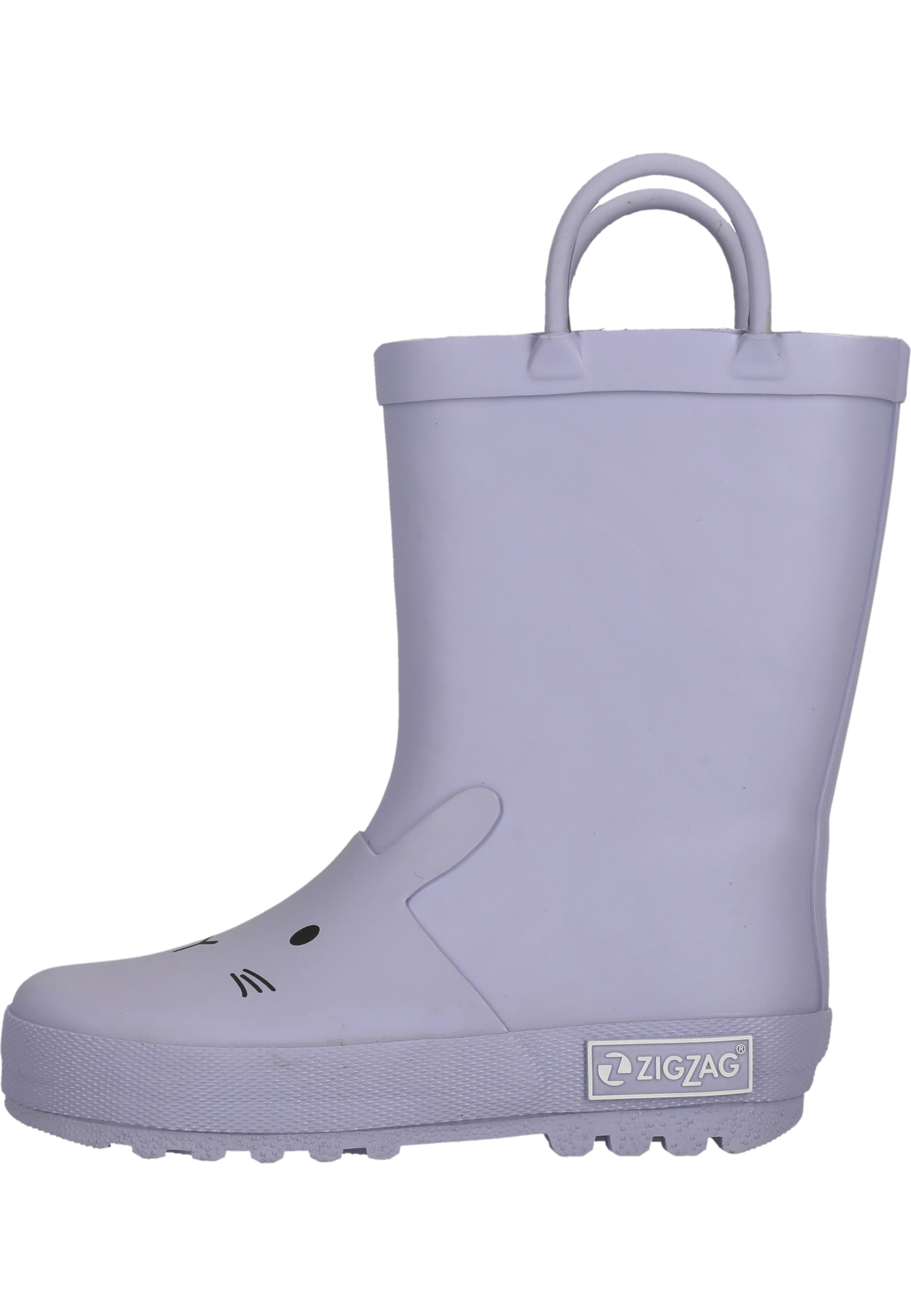 ZigZag Rubber Boots 'Solene' in Purple