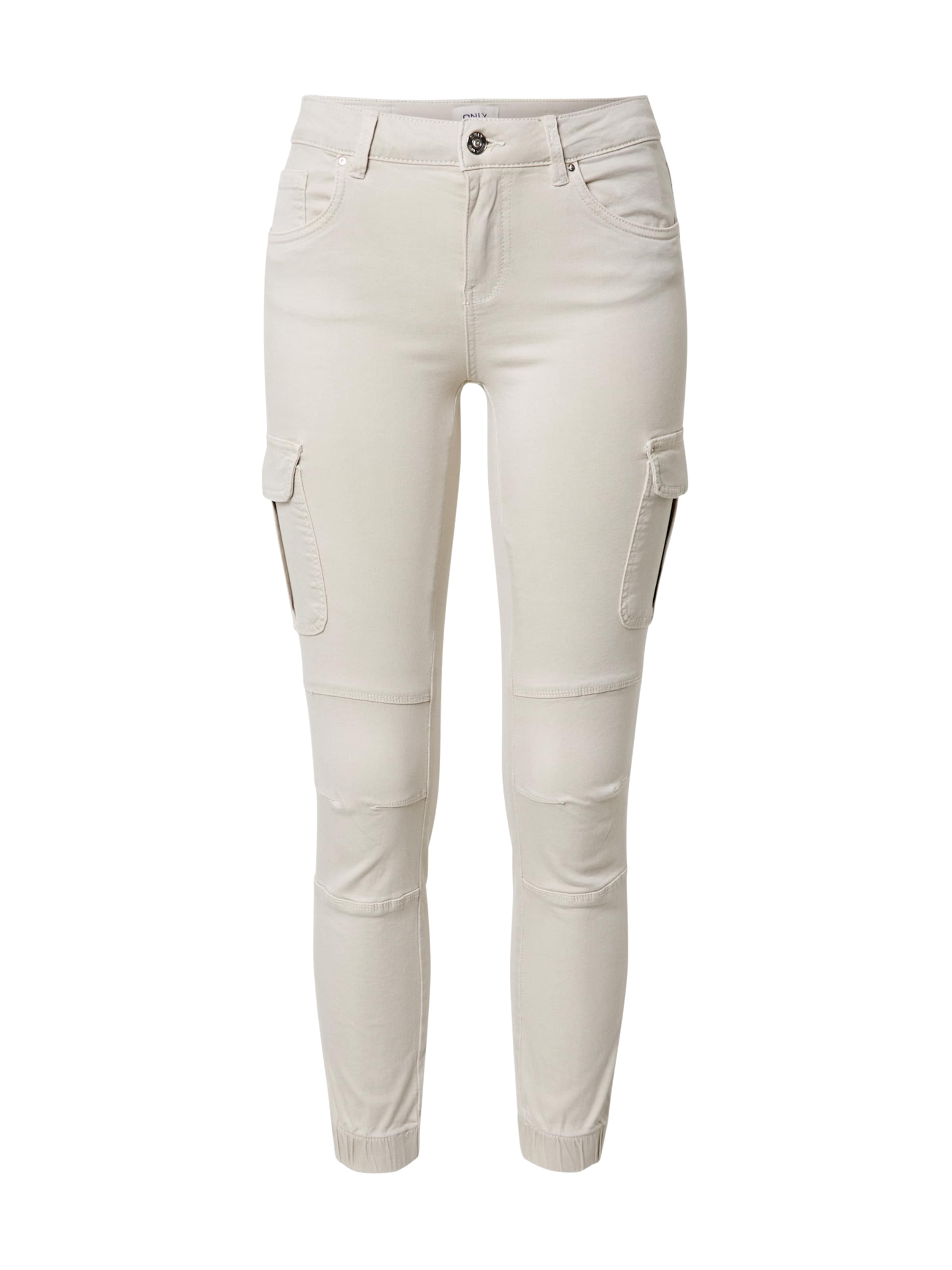 Pantalon cargo 'ONLMissouri' ONLY en beige : devant