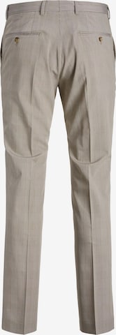 JACK & JONES Slim fit Pleated Pants 'Solaris' in Beige