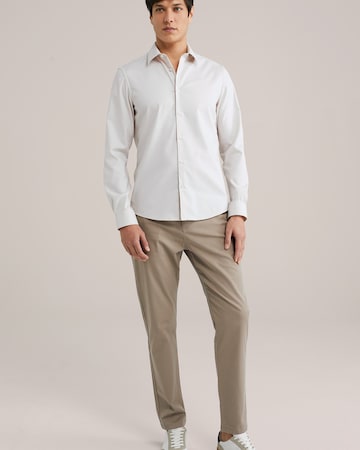 van Gils - Ajuste estrecho Camisa de negocios en blanco