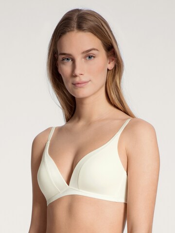 CALIDA Triangle Bra 'Cate' in Beige