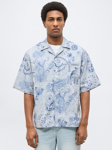 SCOTCH & SODA Классический крой Рубашка в Синий: спереди