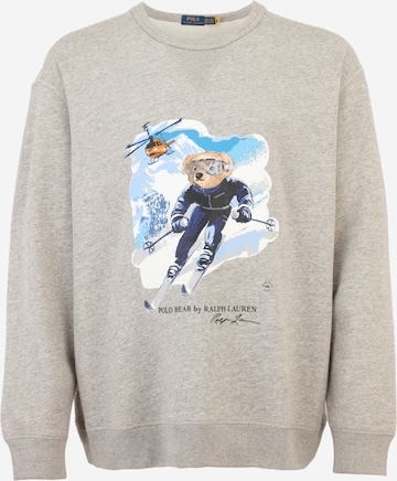 pilka Polo Ralph Lauren Big & Tall Megztinis be užsegimo: priekis