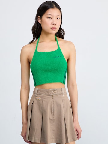 Tops en tricot ADIDAS ORIGINALS en vert : devant