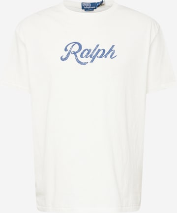 T-Shirt Polo Ralph Lauren en blanc : devant