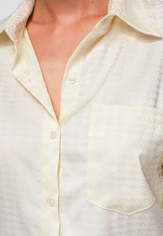Ombre Blouse in Beige