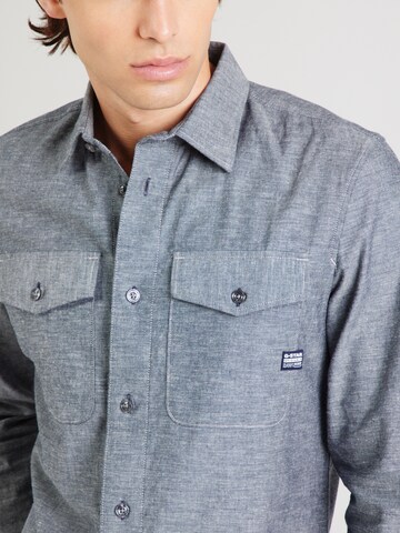 G-STAR Klasický střih Košile 'Marine' – modrá