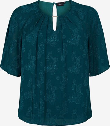 Zizzi Blouse 'Mabby' in Groen: voorkant