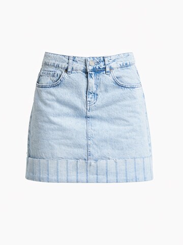 IT'S BASIC Regular Jeans 'Mini Denim Skirt' in Blauw: voorkant