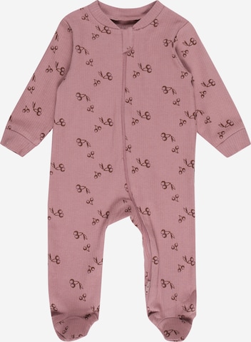 Fixoni - Pijama entero/body en rosa: frente