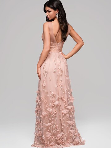Ombre Evening dress in Beige