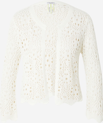 ZABAIONE Knit cardigan 'Et44ienne' in Beige: front