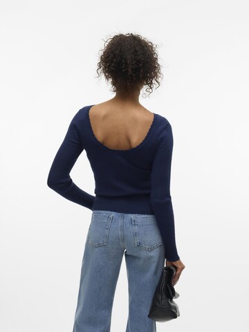 VERO MODA Pullover 'VMGold' in Blau