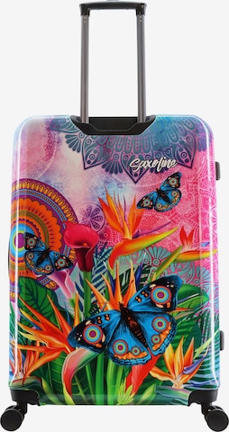 Saxoline Blue Suitcase in Mixed colors