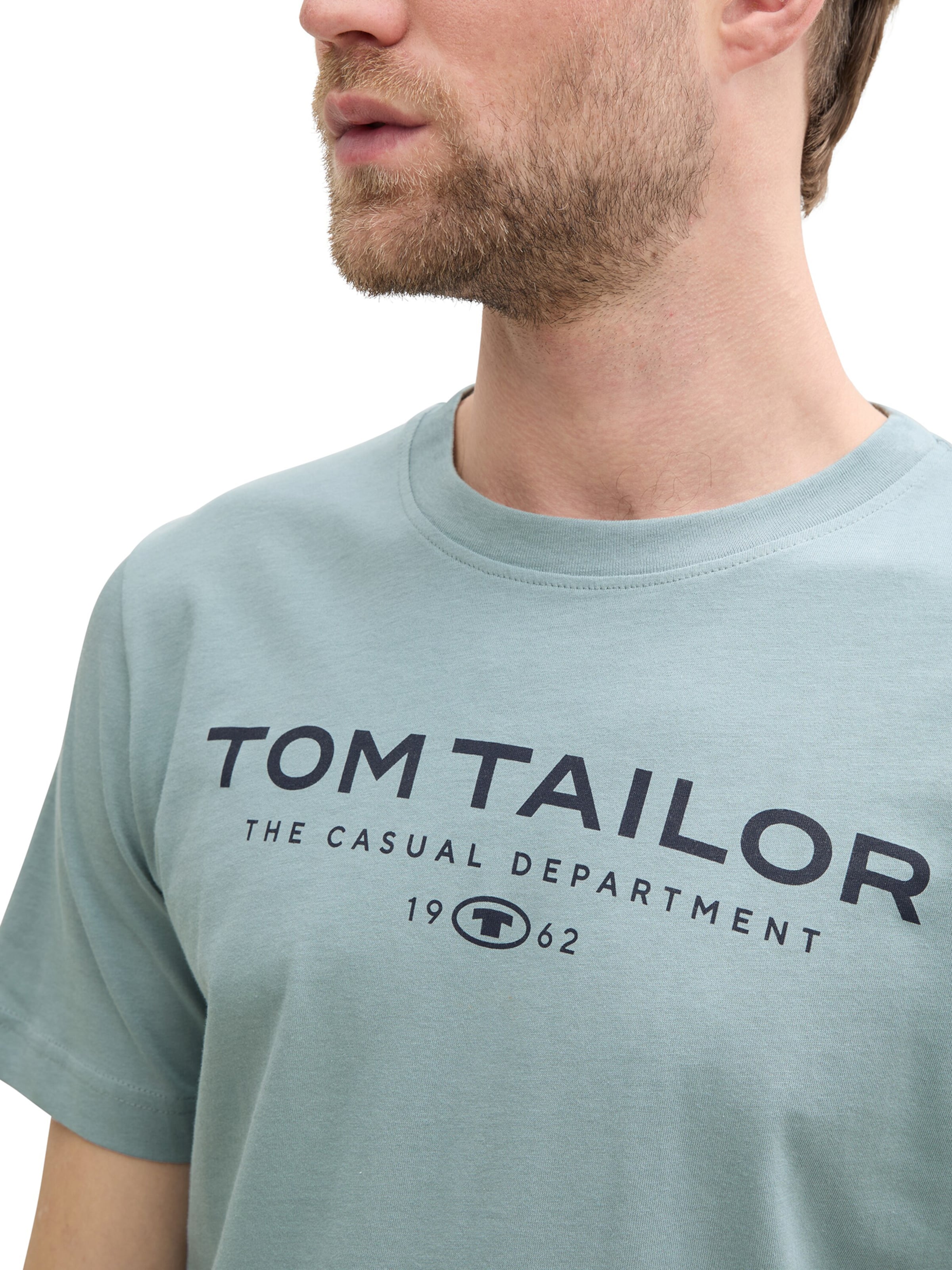 TOM TAILOR Футболка в Зеленый