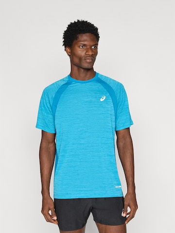 ASICS Performance shirt 'ROAD' in Blue: front