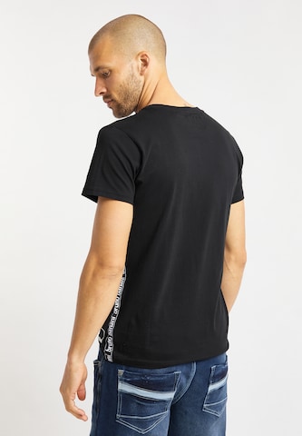 T-Shirt 'Reyes' BRUNO BANANI en noir