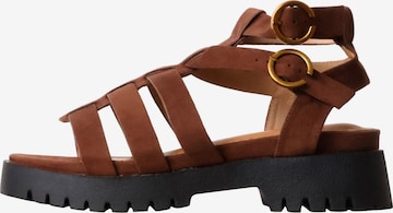 Findlay - Sandalias 'Sandalen mit Riemchen' en marrón: frente