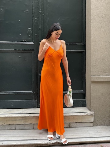 For You Moda Jurk in Oranje