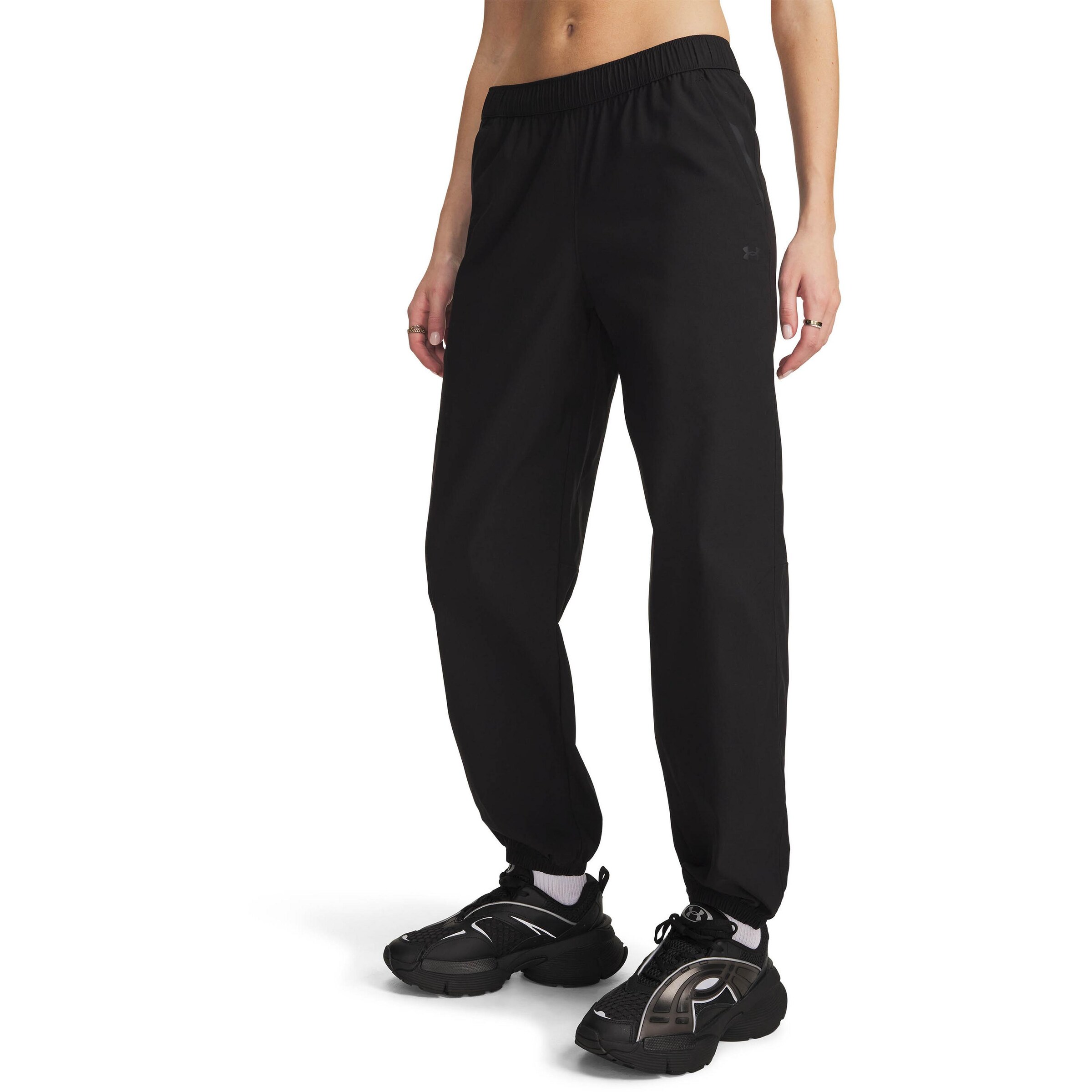 UNDER ARMOUR Regular Sports trousers 'Unstoppable' in Black: front