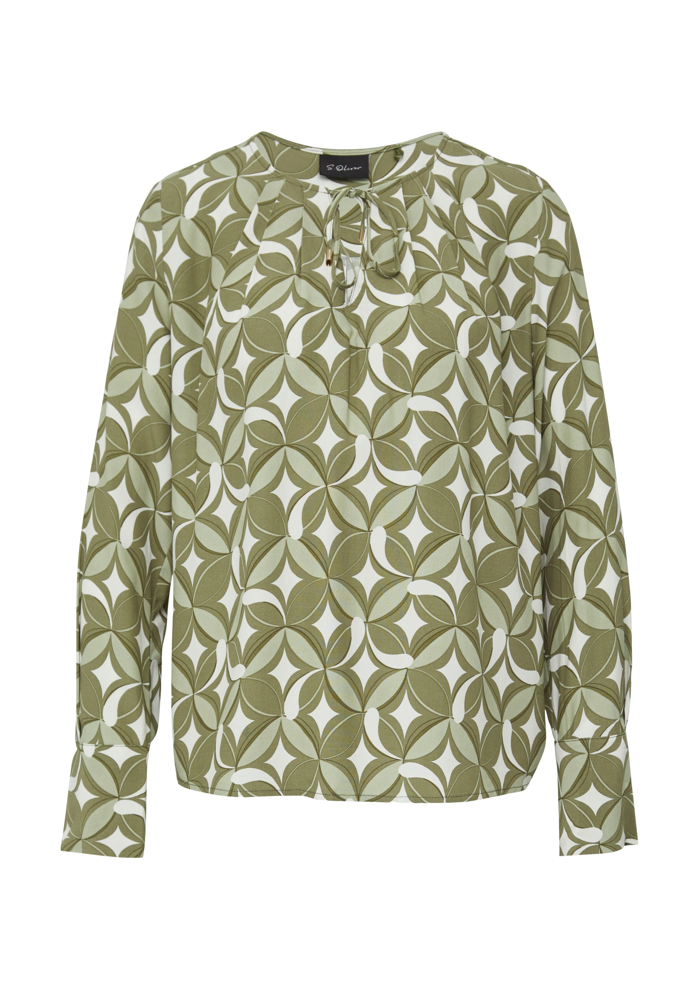 Chemisier s.Oliver BLACK LABEL en vert : devant