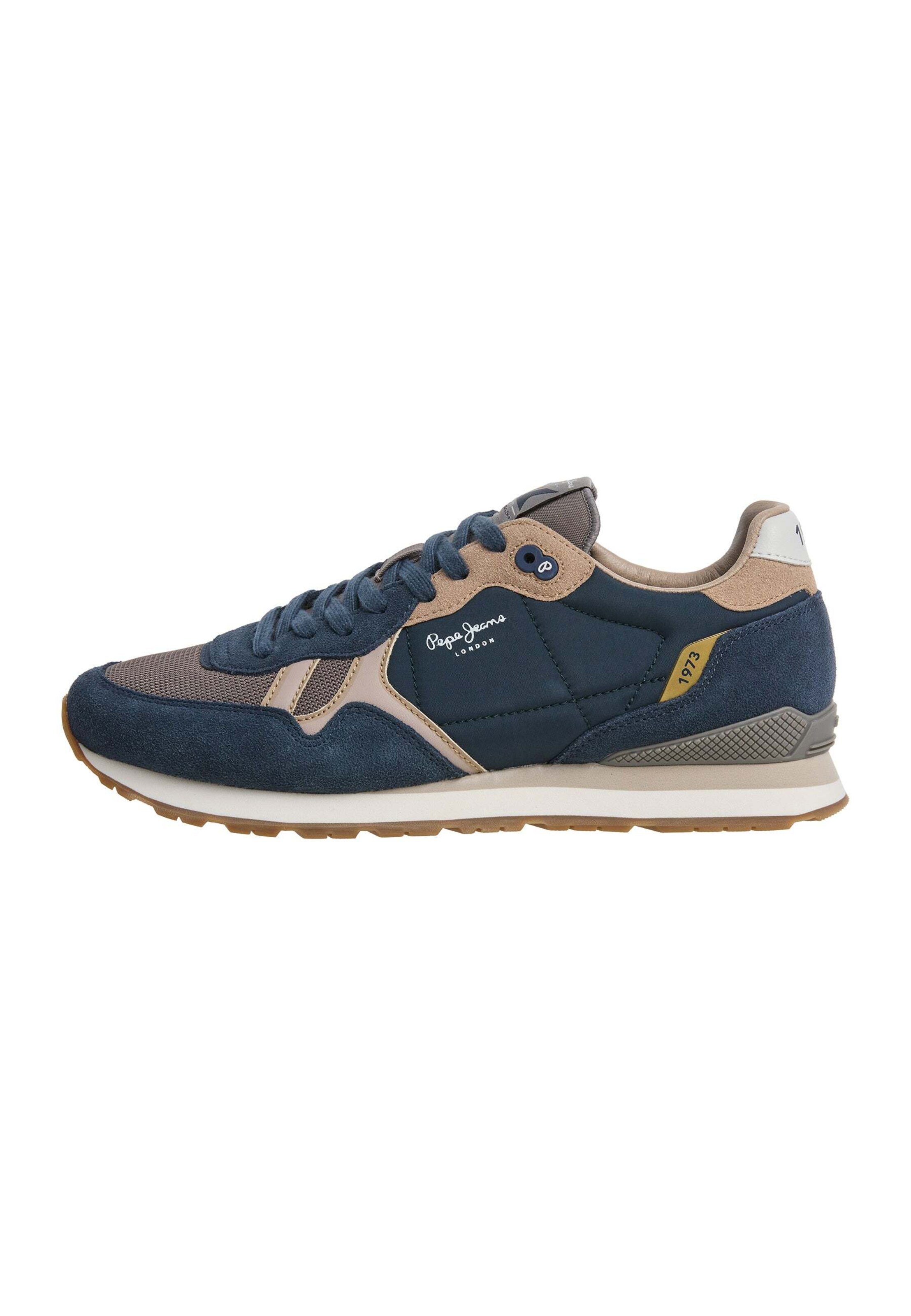 Baskets basses 'Brit City' Pepe Jeans en bleu : devant