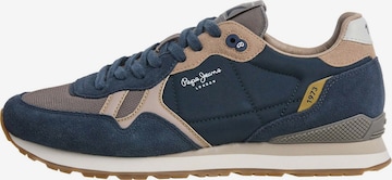Baskets basses 'Brit City' Pepe Jeans en bleu : devant