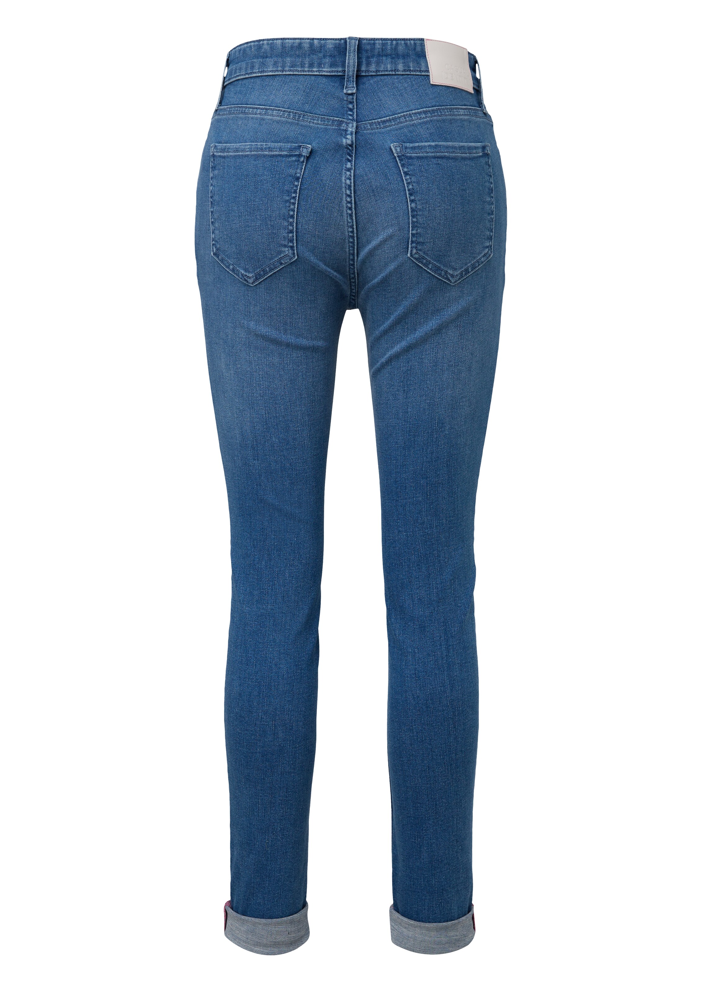 comma casual identity Skinny Jeans in Blau: Rückseite